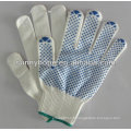 Gants pointillés en PVC